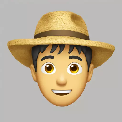 straw hat emoji