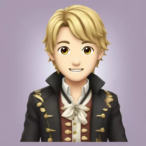 Otome game character emoji