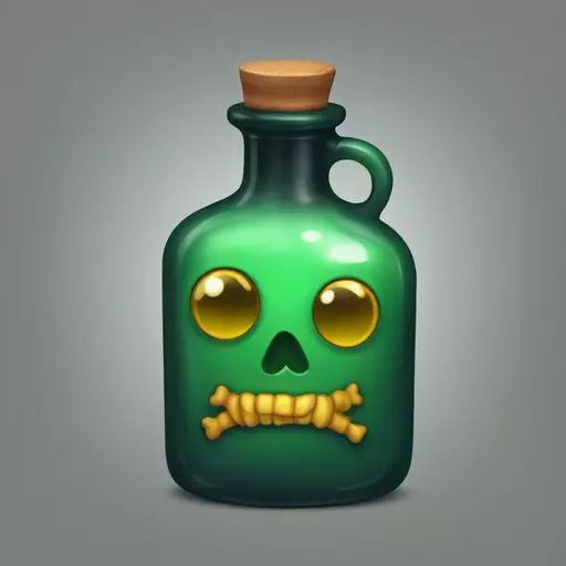 poison bottle emoji