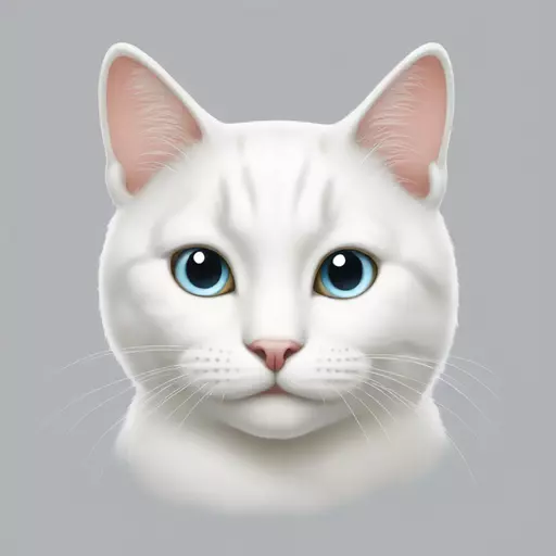 White cat emoji