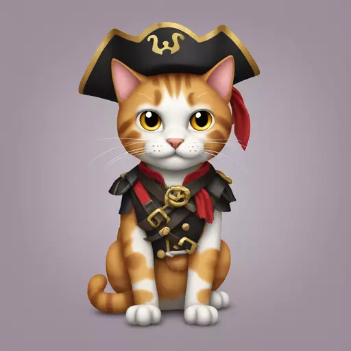 cat pirate emoji