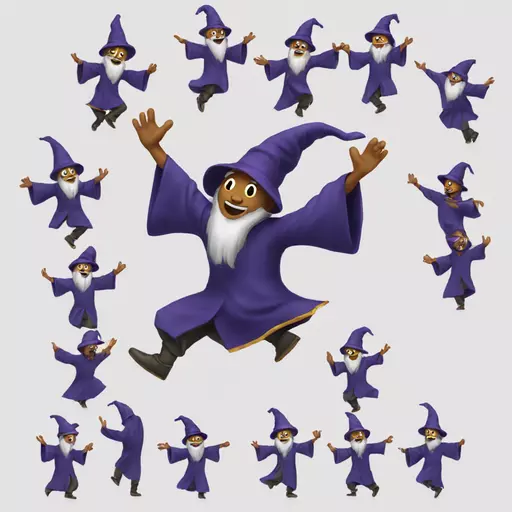 one wizard dancing alone emoji