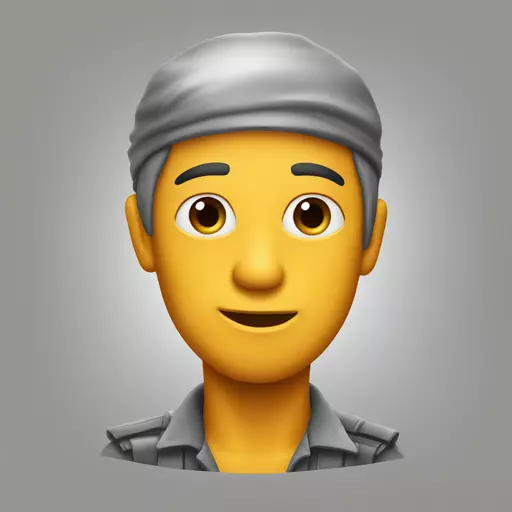 Оранжевая шапка emoji