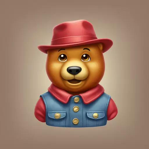 gummy bear with hat emoji