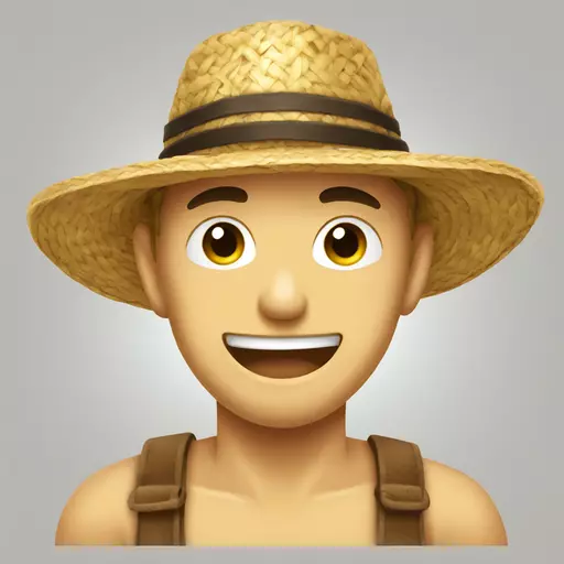 straw hat emoji