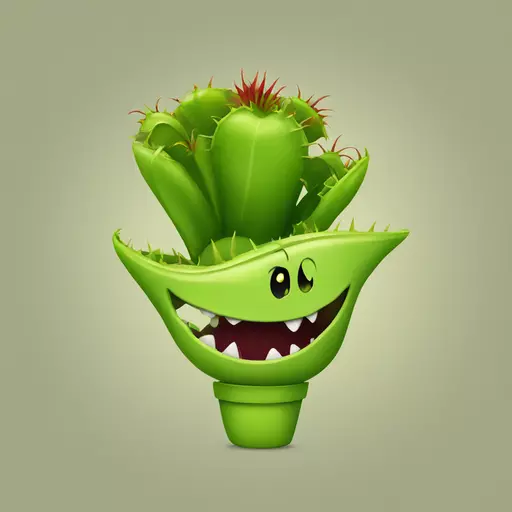 Venus flytrap emoji