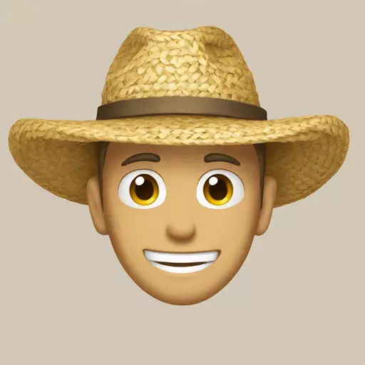 straw hat emoji
