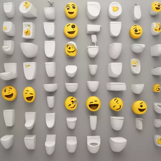 smiley toilets emoji