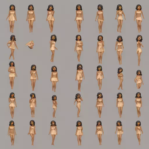 Undress girl emoji