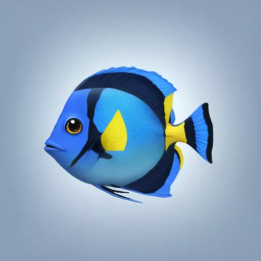 blue tang emoji