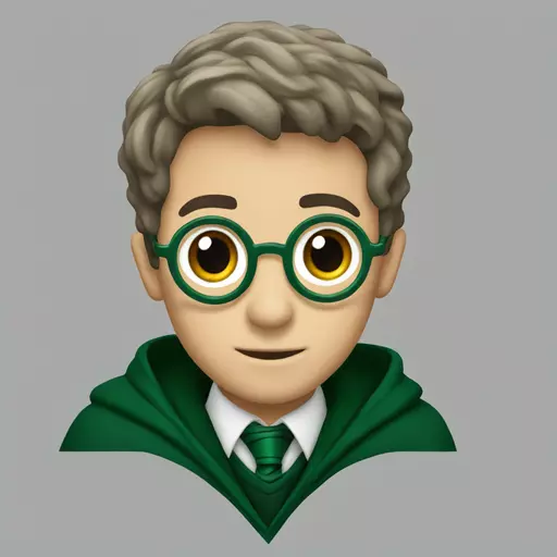 harry potter in slytherin emoji