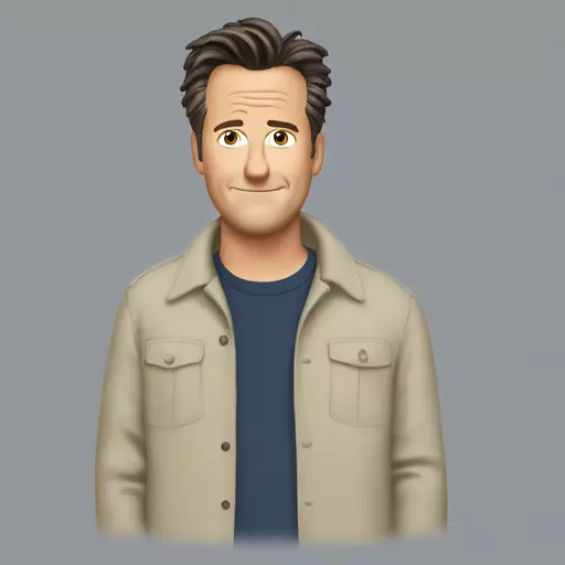 Matthew Perry as Chandler from Friends. emoji