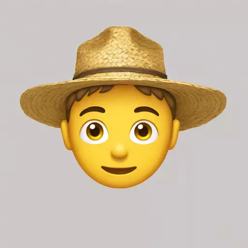 straw hat emoji
