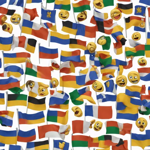 Vier Kleur Flag emoji