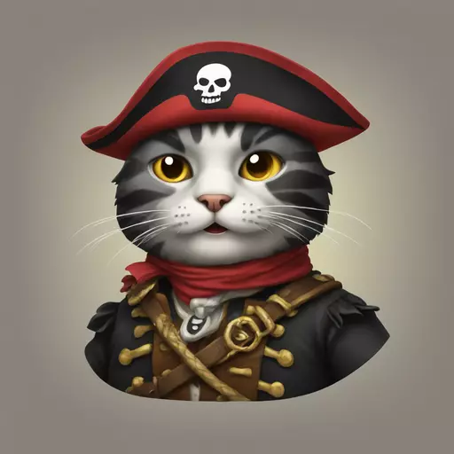 cat pirate emoji
