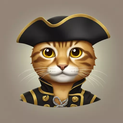 cat pirate emoji
