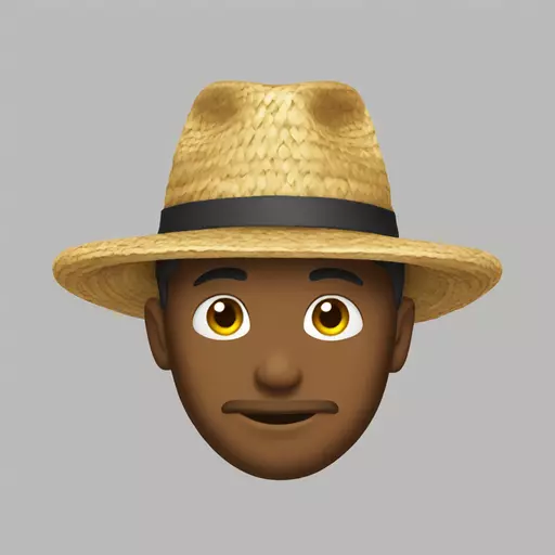 straw hat emoji
