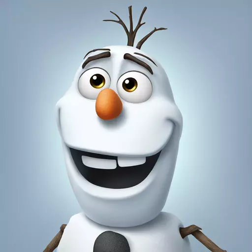 Olaf Frozen emoji
