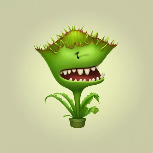 Venus flytrap emoji