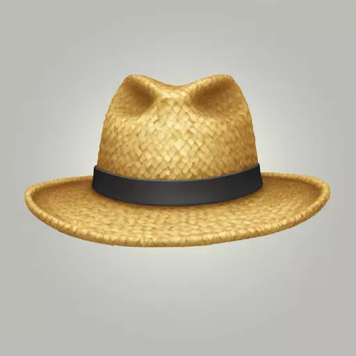 straw hat emoji