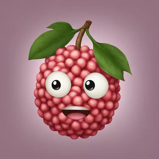 lychee  emoji