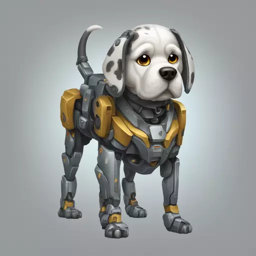mecha dog emoji