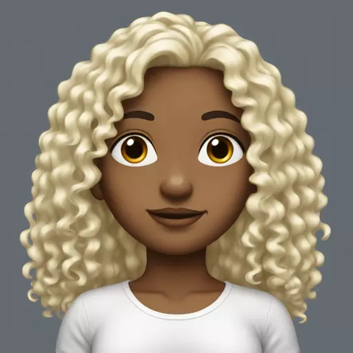 girl long black curly hair emoji