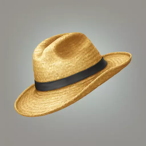 straw hat emoji