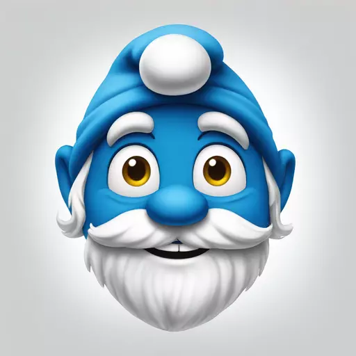 smurfs hello emoji