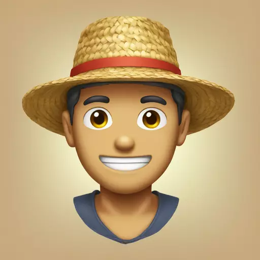 straw hat emoji