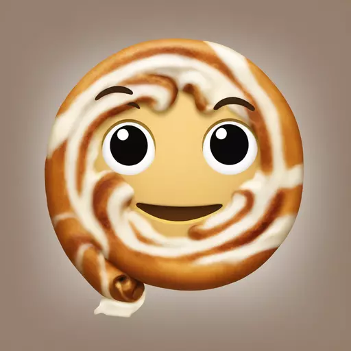Cinnamon roll emoji