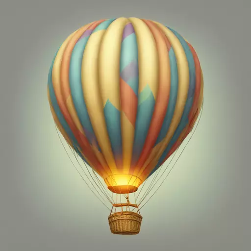 hot air balloon emoji