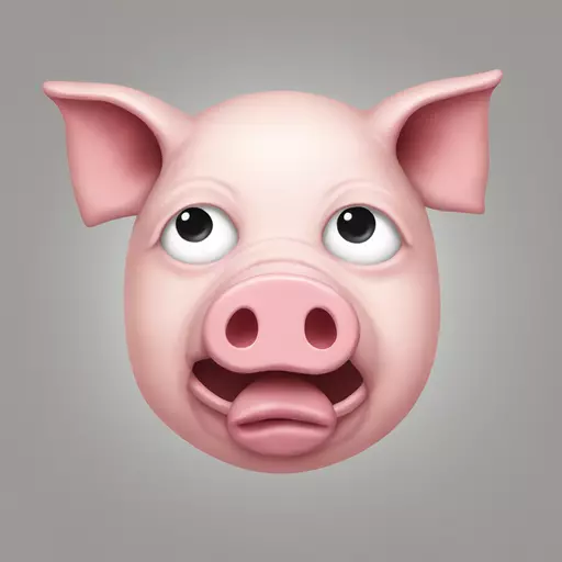 fetish pig mask emoji