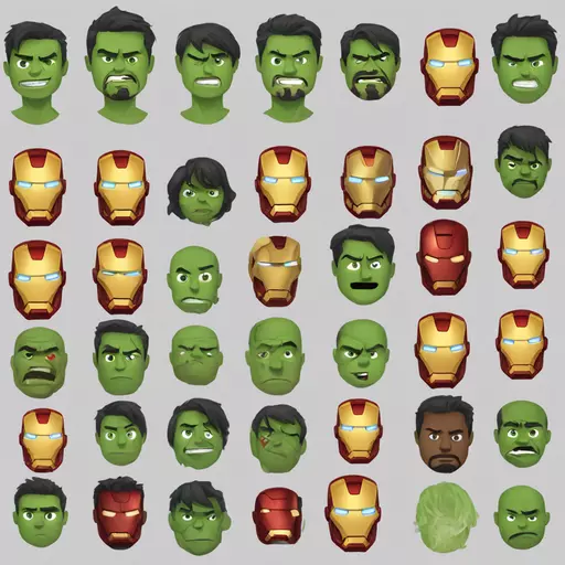 iron man hulk bulk emoji