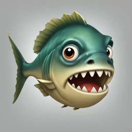 piranha emoji
