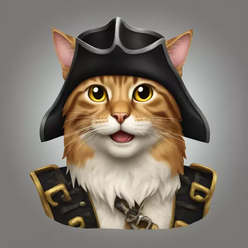 cat pirate emoji