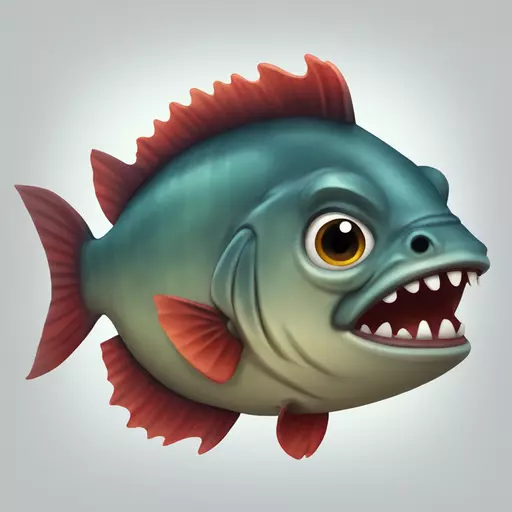 piranha emoji