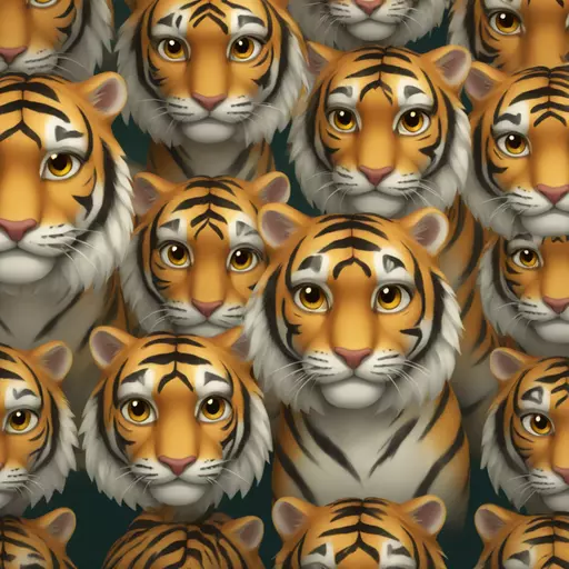 Mysterious Tigers emoji
