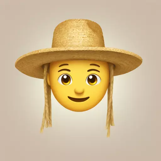 straw hat emoji