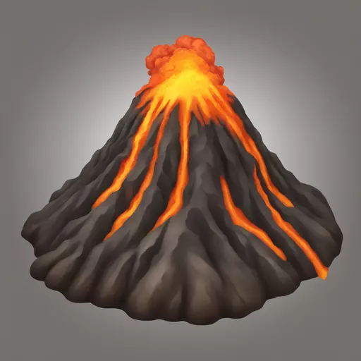 volcano emoji