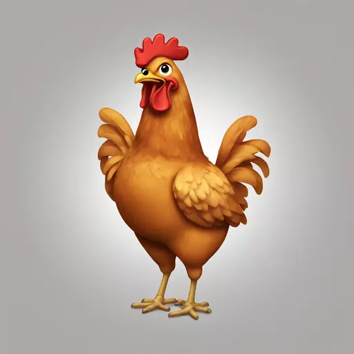 fired chicken emoji