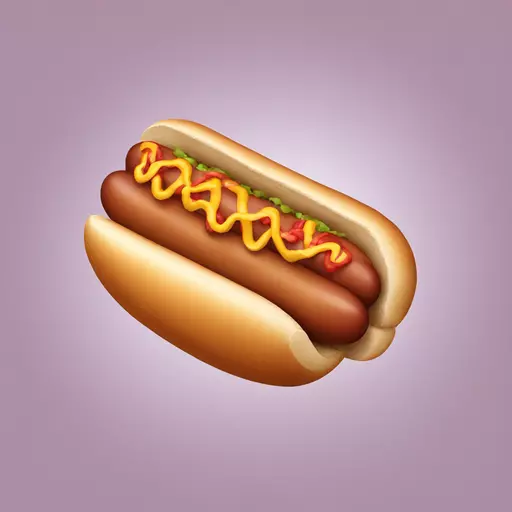 hot dog emoji