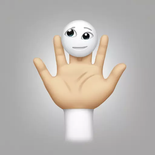 Eyes turned white, hands raised on both sides of the head emoji