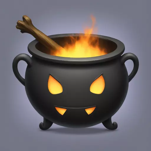 witch cauldron emoji