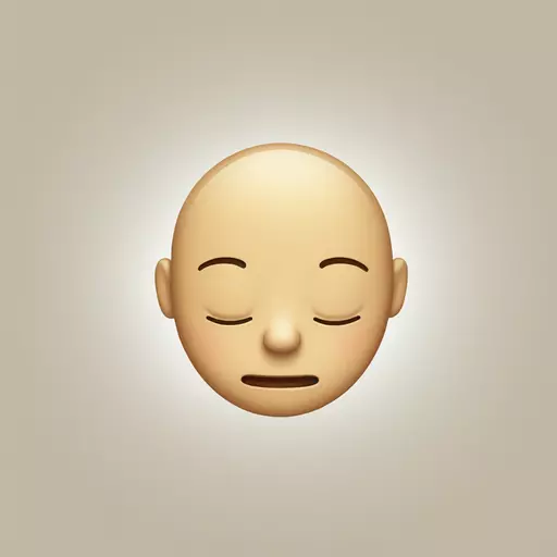 only a round face with open mouse and closed eyes that curl to both sides emoji