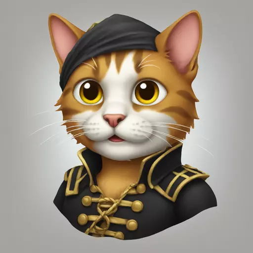 cat pirate emoji