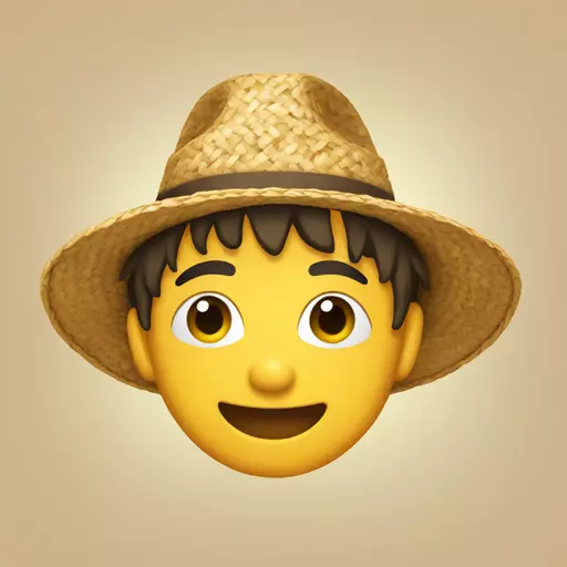 straw hat emoji