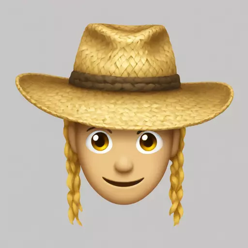straw hat emoji