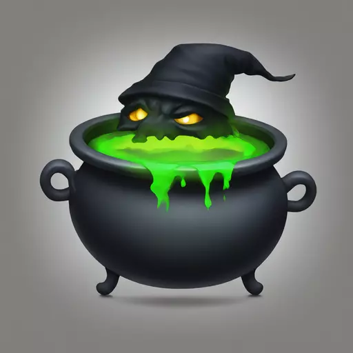 witch cauldron emoji