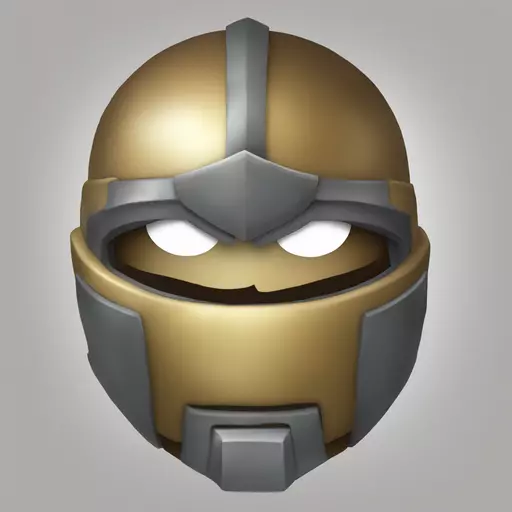 Titan with armor emoji